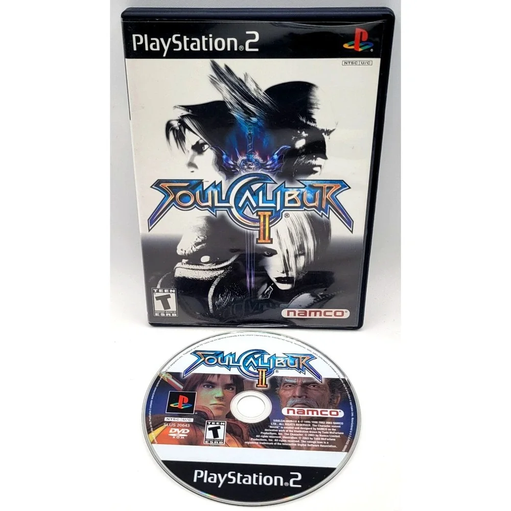 Soul Calibur II PlayStation 2 PS2 GAME & CASE NAMCO